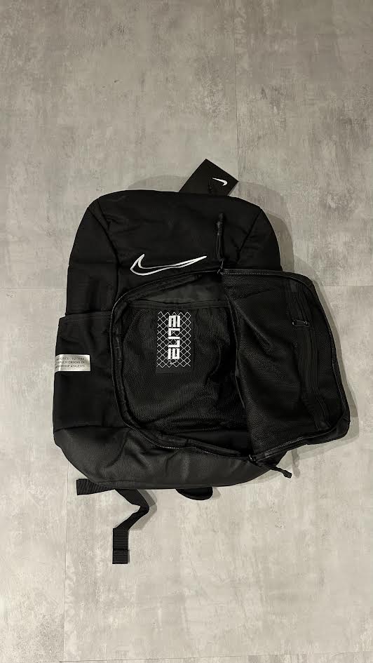 MOCHILA NIKE ELITE "black silver"