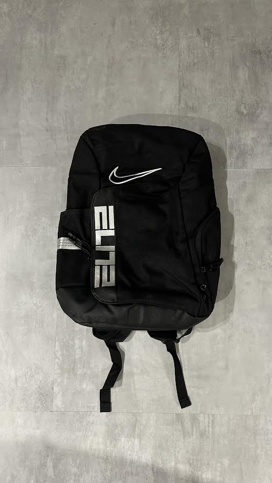 MOCHILA NIKE ELITE "black silver"