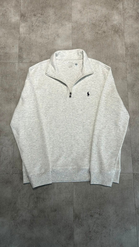 QUARTER ZIP RL "GRAY"