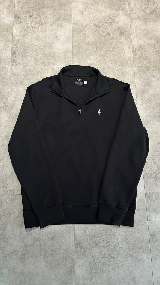 QUARTER ZIP RL "BLACK"