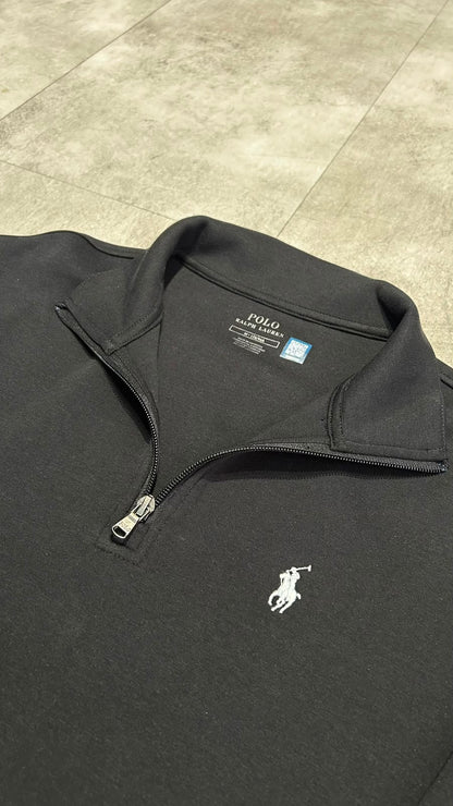QUARTER ZIP RL "BLACK"