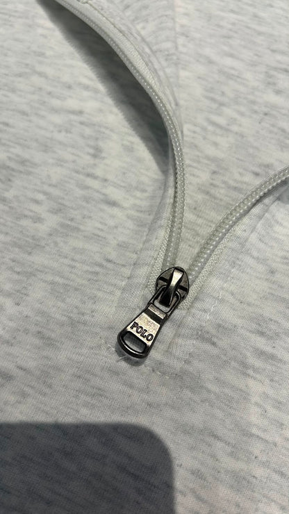 QUARTER ZIP RL "GRAY"