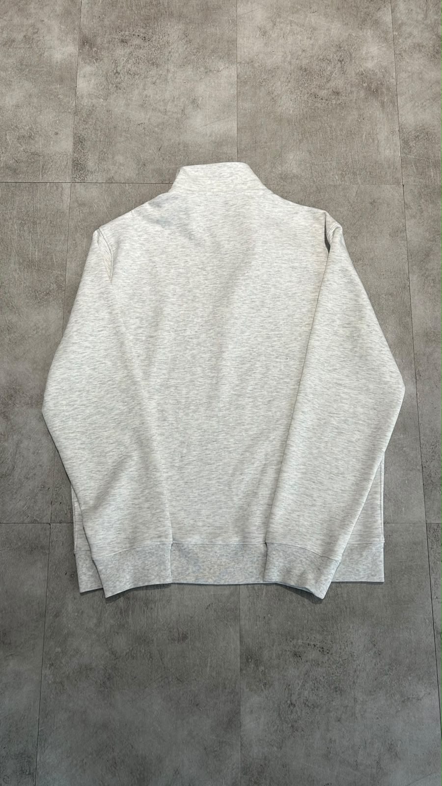 QUARTER ZIP RL "GRAY"