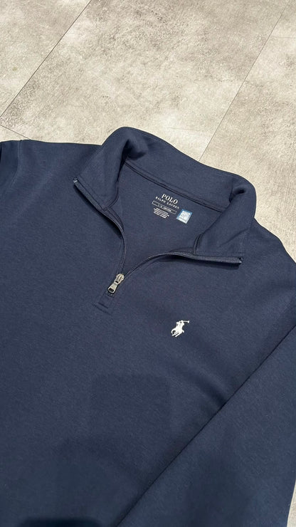 QUARTER ZIP RL "NAVY BLUE"