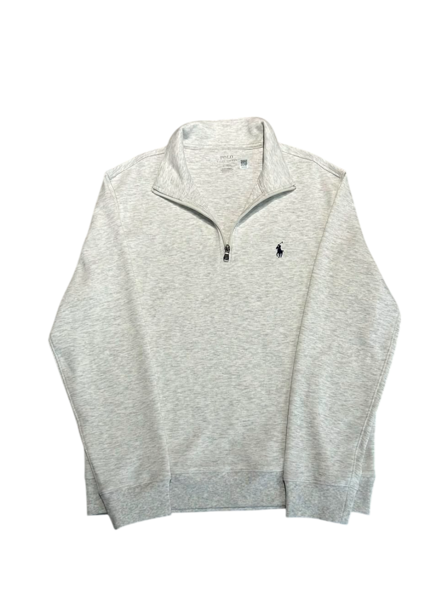 QUARTER ZIP RL "GRAY"