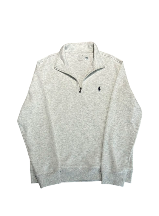 QUARTER ZIP RL "GRAY"