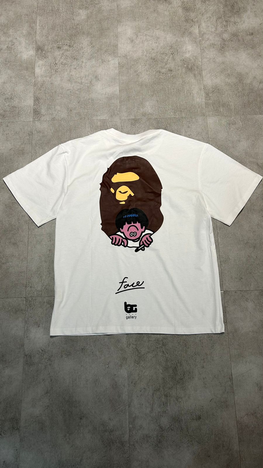 Camiseta bape face oka