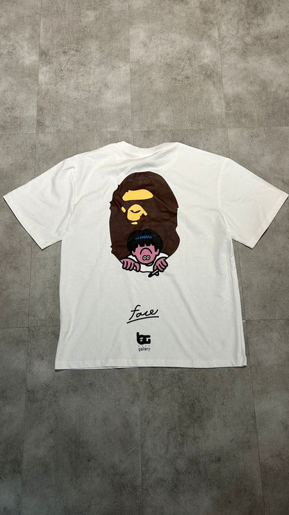 Camiseta bape face oka
