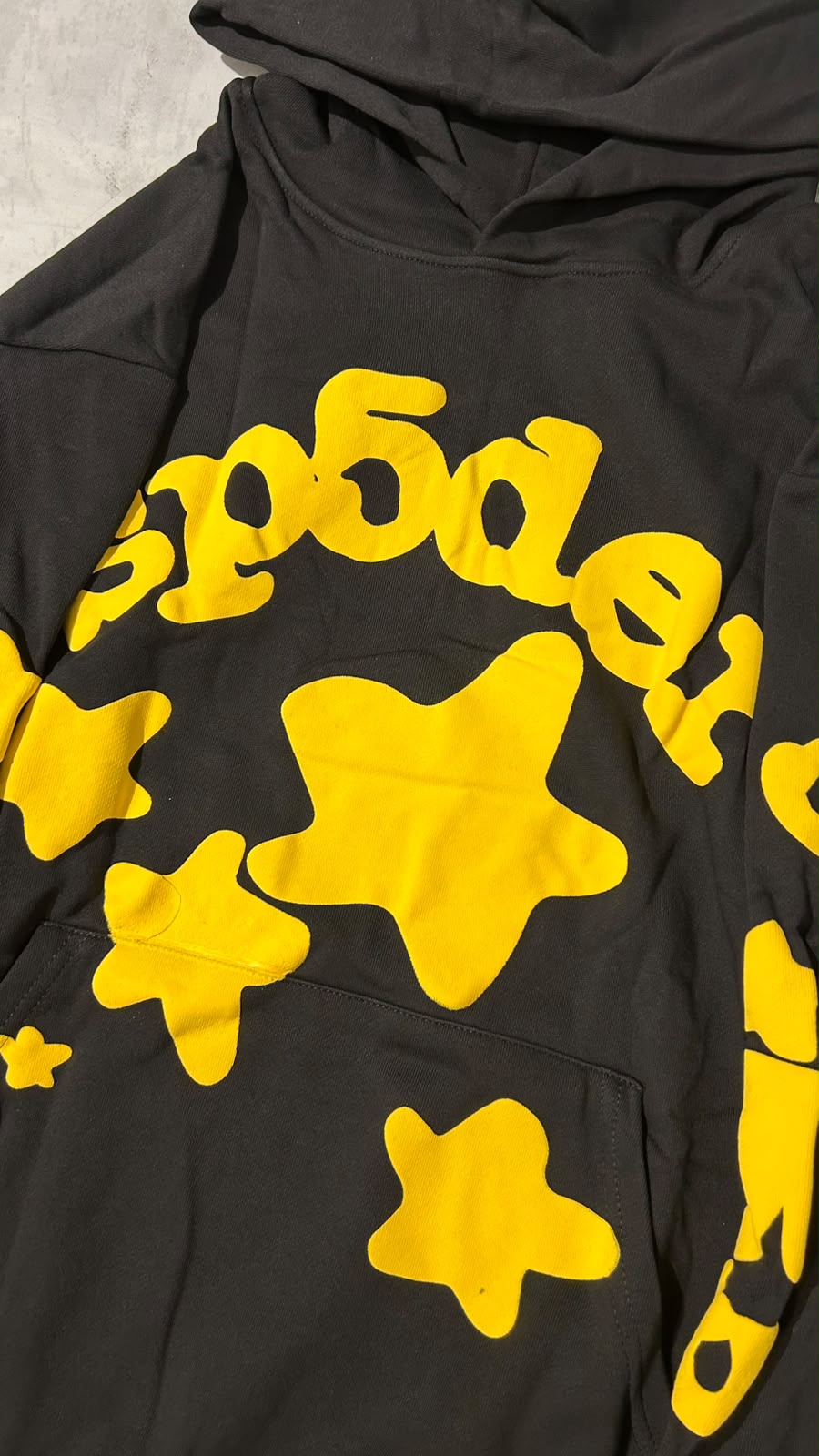 MOLETOM SP5DER "BLACK YELLOW"