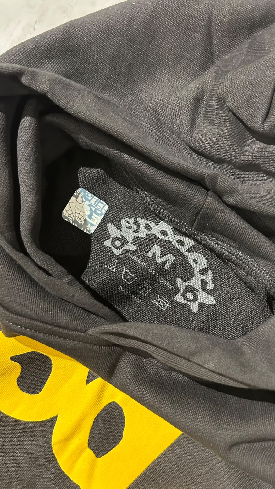MOLETOM SP5DER "BLACK YELLOW"