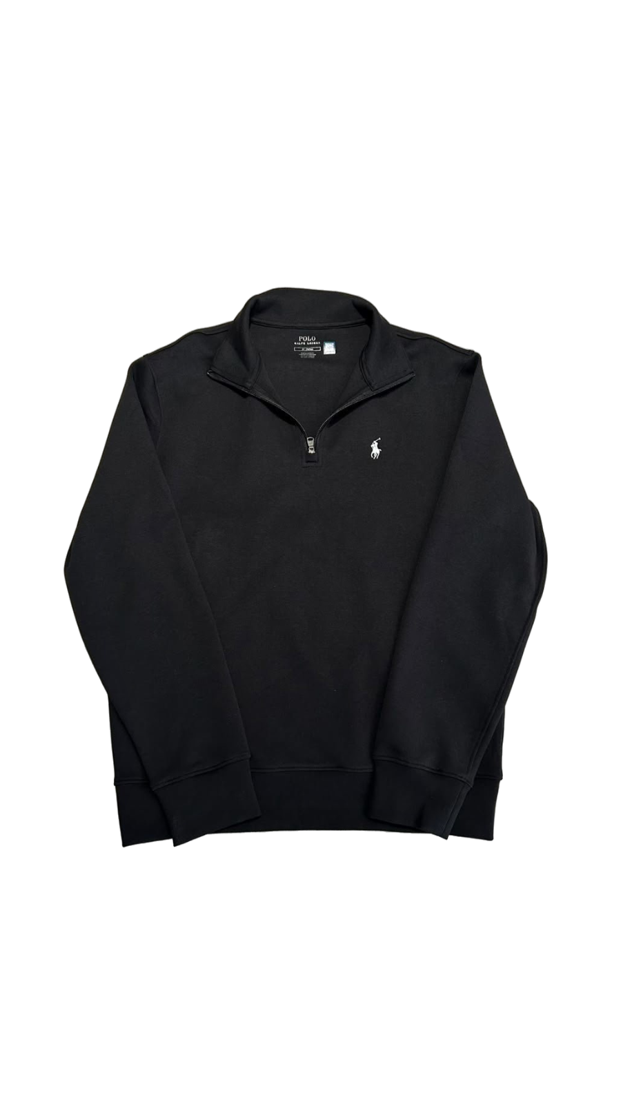 QUARTER ZIP RL "BLACK"