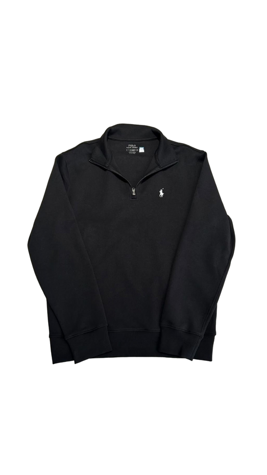 QUARTER ZIP RL "BLACK"